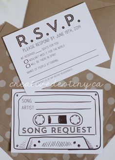 Tendenze Matrimonio: RSVP e non solo