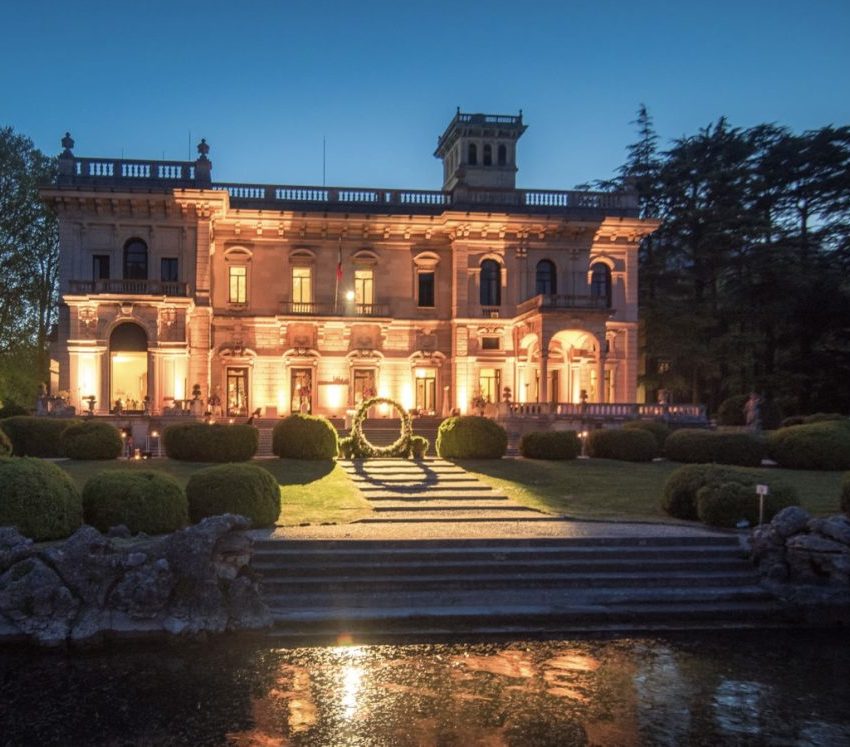 Scorcio di una location per matrimoni a Como